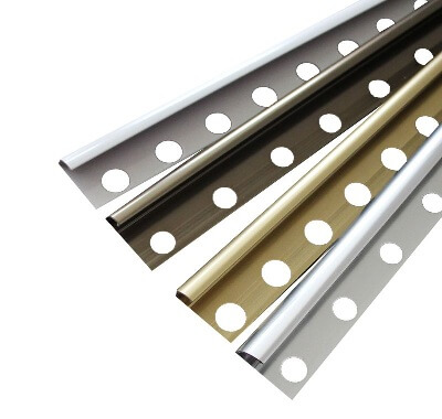 Aluminum tile trim profile