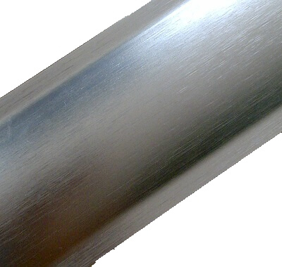 Brushed aluminum profile