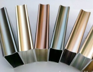 Aluminum profile anodizing colors of QUALANOD