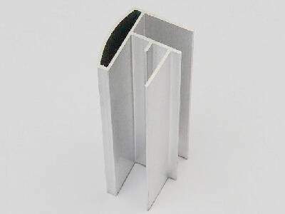 Aluminum shower door frame parts