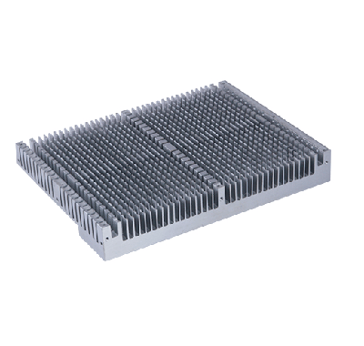 CNC Milled anodized aluminum heat sink