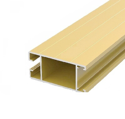 Matt gold aluminum profile