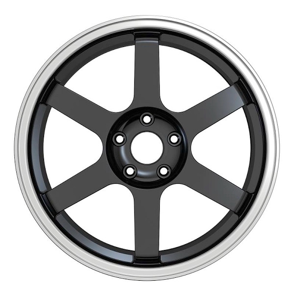 Forged aluminum alloy wheel