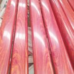 Wood grain effect aluminum profile in Honstar Workshop
