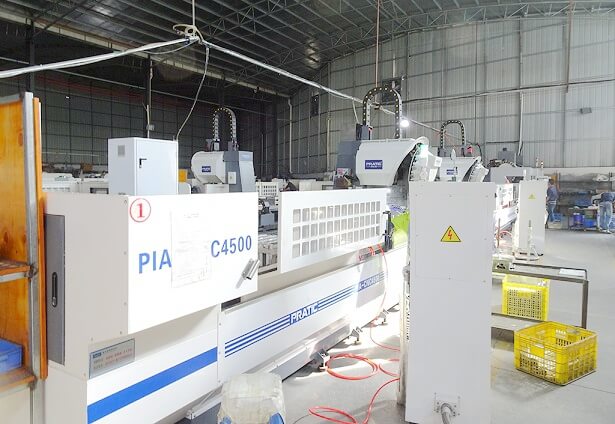 CNC machine for machining aluminum parts