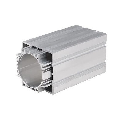 Electric motor housing aluminum extrusion