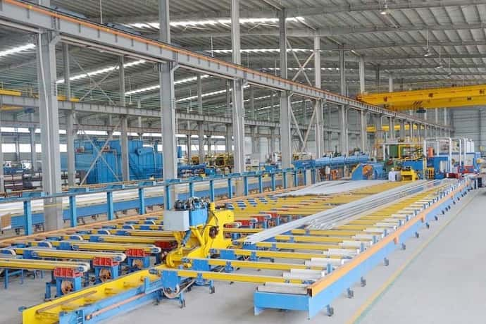 Aluminum extrusion production