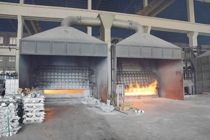 Aluminum melting process