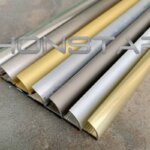 How are tile trim aluminum profiles produced?